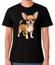 T-shirt cane chihuahua carina piccolo cucciolo amante regalo maglietta unisex
