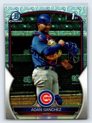 2023 Bowman Chrome Adan Sanchez 1st Mojo Refractor #BCP-219 Chicago Cubs