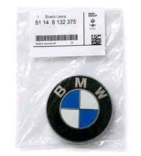 ORIGINAL BMW Emblem Plakette � 82mm 51148132375 inkl. 2x T�llen OVP VORNE HINTEN