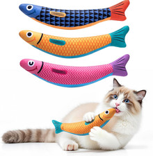 Catnip Silvervine Soft Chew Kicker Cat Toys 3 Pack for Cats  Kittens