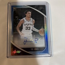20-21 Panini Absolute Memorabilia Level 1 Tre Jones #RA-TJO RC Auto 28/49