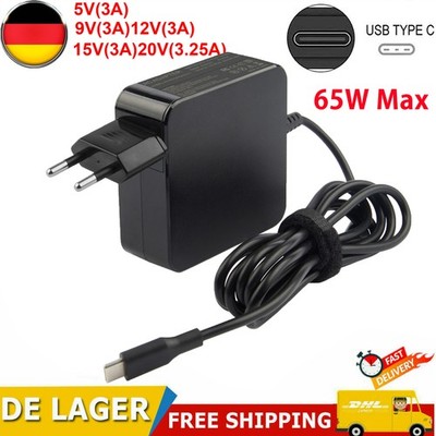 65W USB-C Typ-C Netzteil Ladegerät für Dell Latitude 5175 5179 5285 5289 5290