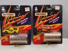 Matchbox Lightning Ferrari F40 Lot Of 2 Red & Yellow W Collectors Case Vtg 1991