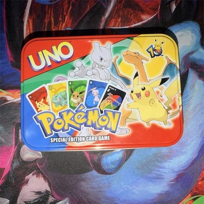 UNO Pokémon Special Edition Card Game 10th Anniversary Tin Complete 2006
