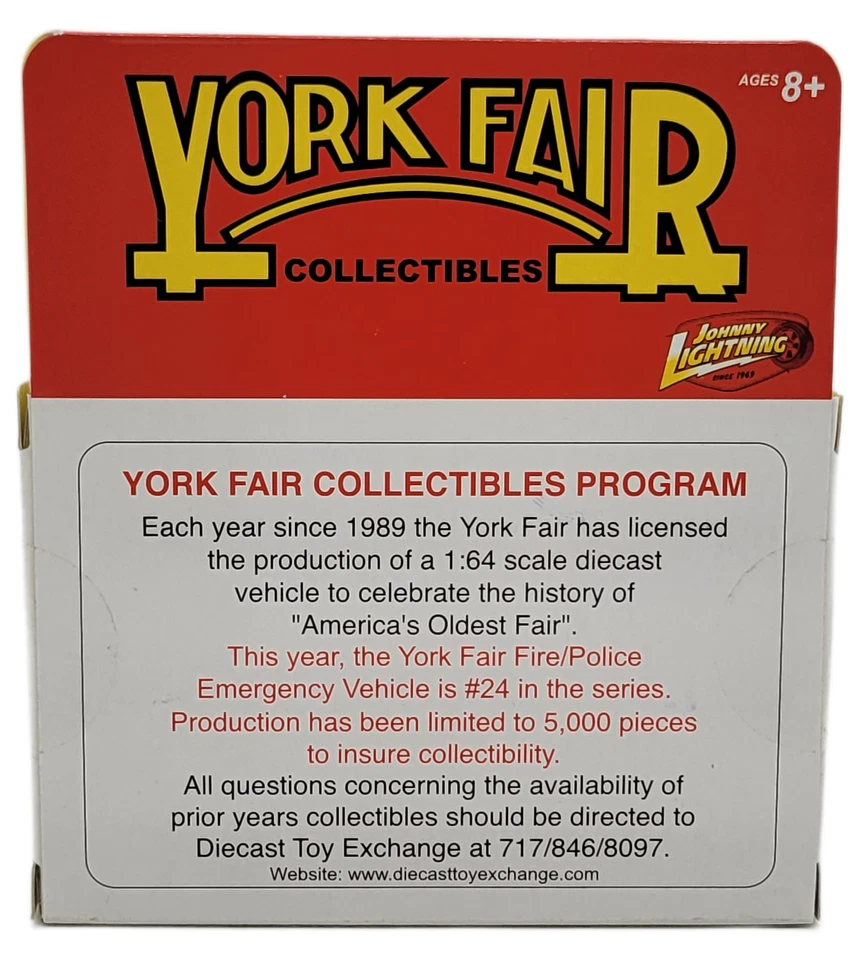 Johnny Lightning 2012 York Fair Jeep Grand Cherokee Fire Police Vehicle - Image 3 of 4