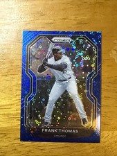 2021 Panini Prizm - #13 Frank Thomas Blue Refractor /199