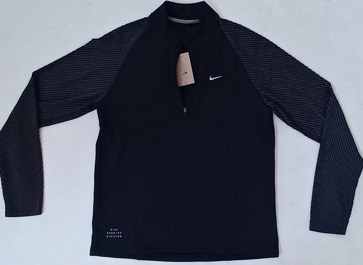 Nike Running Division 1/2 Zip FZ1127 010 man top jacket sz  M Brand New $100