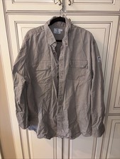 Tyndale AR/FR Button Down Shirt Men's 3XL Beige Long Sleeve