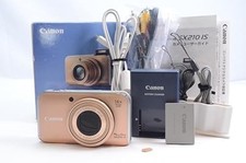 Canon PowerShot SX 210 IS Gold 14.1MP 14x Optical Zoom Digital Camera w/Box