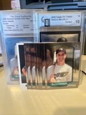 Rocco Baldelli 2000 Bowman Chrome & Topps Chrome 9 Card Rookie Lot Gem Mint 10