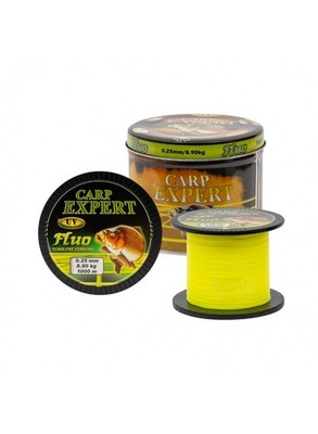 Carp Expert Yellow 1000m Angelschnur Karpfen Sinking Monofilament