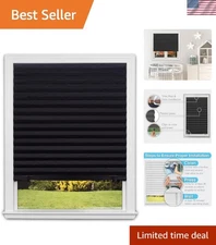 6 Pack of 36" W x 72" L No Tools Blackout Shades - Cordless & Stylish Solution