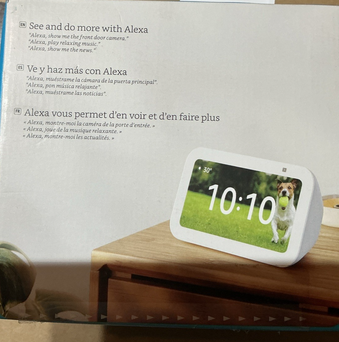 Amazon Echo Show 5 (3rd Gen 2023 Release) H97N6S White, Alexa