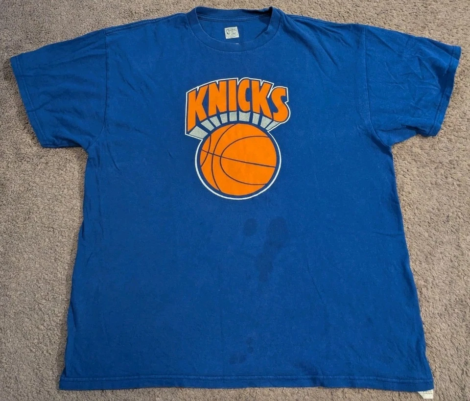Camiseta para hombre NBA Hardwood Classics New York Knicks Patrick Ewing envejecida XL Foto 2 de 4