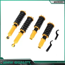 Scitoo Coilovers 4x Front+Rear Adj Height Struts Shocks For 1996-2001 Honda CR-V