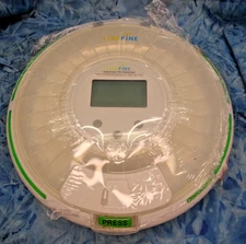 LiveFine 28-Day Automatic Pill Dispenser with LCD Display & Lock, Clear Lid - OB