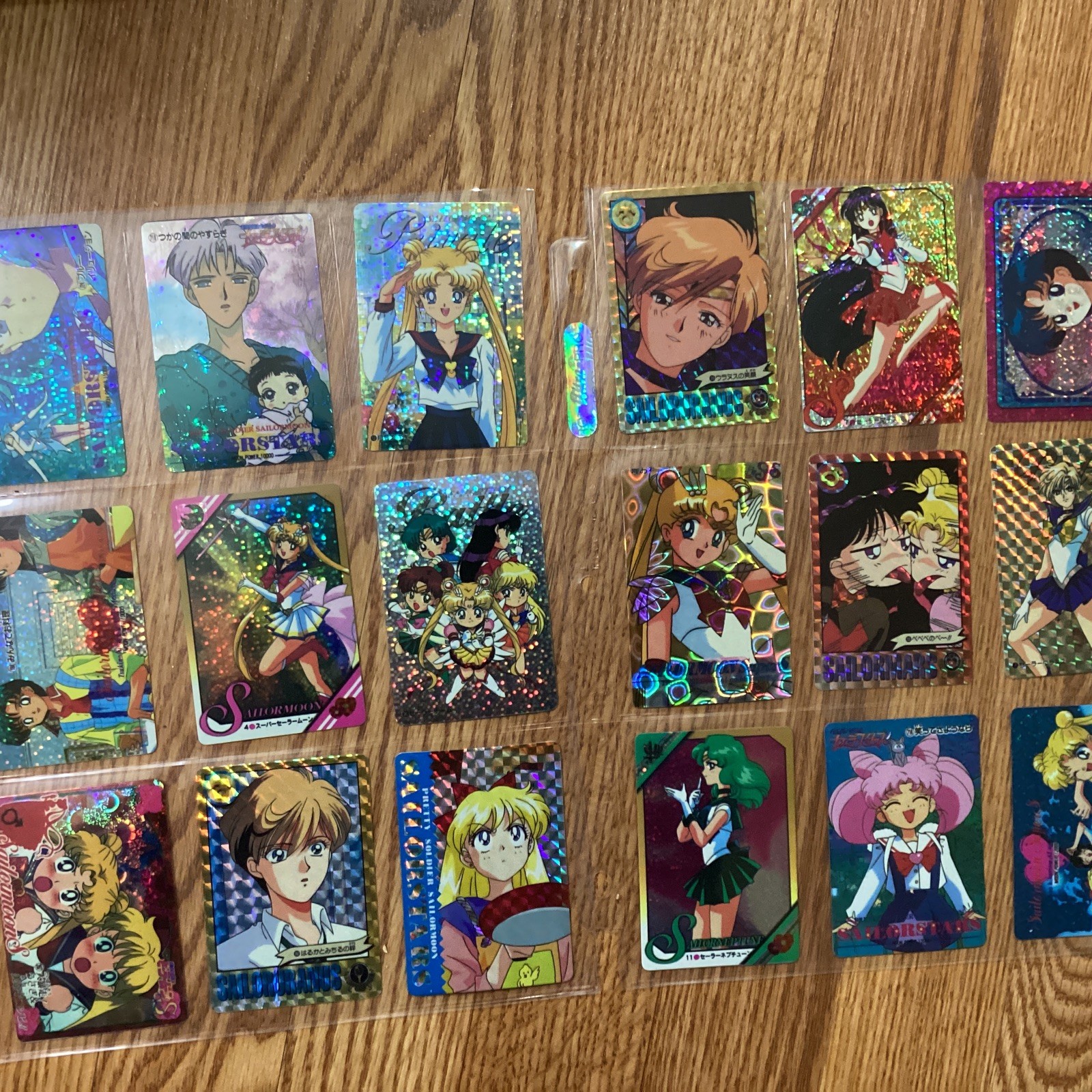 Bandai Sailor Moon Carddass 36 Card Lot 18 Foil/Prism/Holo 1995 1996 PP 14
