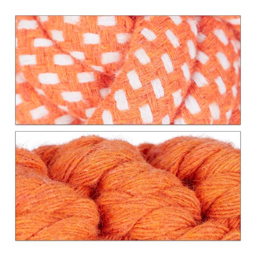 Hundespielzeug set Tau- und Ziehspielzeug bunt Baumwolle Zerrspielzeug Set - Bild 9 von 9