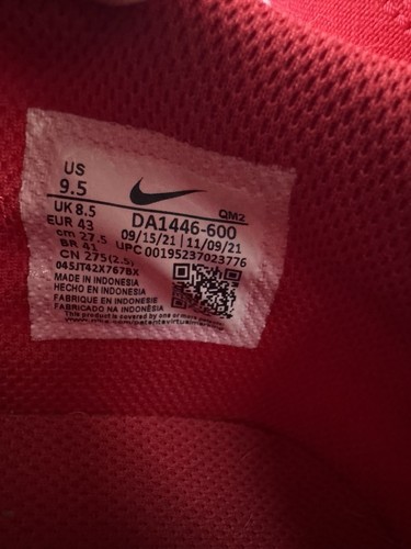 Nike Retro GTS 97 Koromogae Shoe 9.5 Gym Red Skateboarding Low DA1446-600 - Imagen 6 de 8