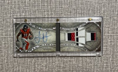 Julio Jones 2014 Topps Five Star Booklet Jersey Patch Auto /49 Falcons