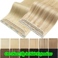 Ein Tressen Dick Clip in Echthaar Extensions 100% Remy Haarverlängerung Haarteil