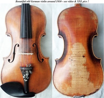 BEAUTIFUL OLD GERMAN MASTER VIOLIN - video - RARE ANTIQUE バイオリン скрипка  小提琴 596