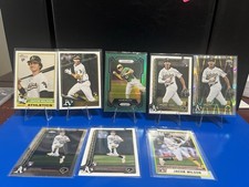 Lot Of Jacob Wilson RC. Panini Prizm Green, USC150 Wave,96, US180,314, Flagship 