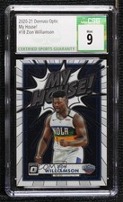2020-21 Panini Donruss Optic My House! Zion Williamson #18 CSG 9 Mint 0i76