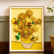  Sunflower 3D Building Block Set   Van Gogh I...
