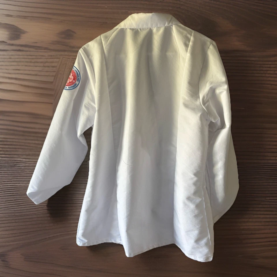 Nuevo Abrigo de Laboratorio de Otorrinolaringología Médica Boston Talla 12 Mujer Blanco Foto 2 de 4