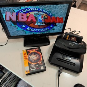 NBA Jam T.E. Tournament Edition (Sega 32X) w/ Manual + Insert - Tested 