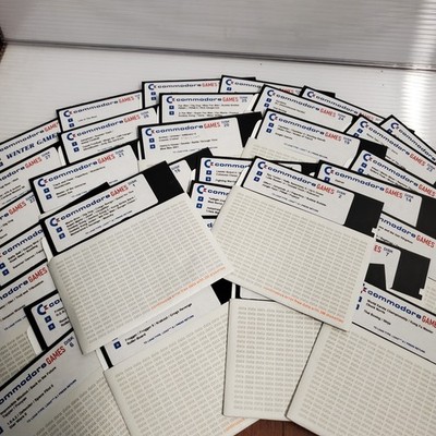 Commodore 64 Compilation of 330+ Games on 75 Disks / BUY 10 GET 5 FREE C64