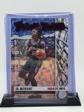 2021-22 Hoops #23 Ja Morant Prime Twine Hyper Red #/99