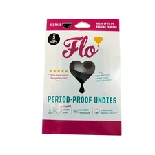 Flo Reusable Cotton Period Underwear Size Small