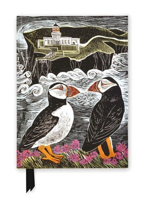 Angela Harding: Fair Isle Puffins (Foiled Journal) Flame Tree Publishing