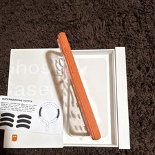 Ghost Case 2.0 Orange Clear Transparent Back Case for iPhone 17 Pro Max