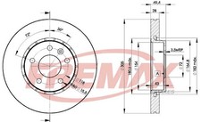 Bremsscheiben für Opel Vivaro A X83 Pritsche Renault Trafic II JL FL EL ab 01->
