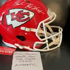 Isiah Pacheco Kareem Hunt Kansas City Chiefs Autographed Football Helmet BAS