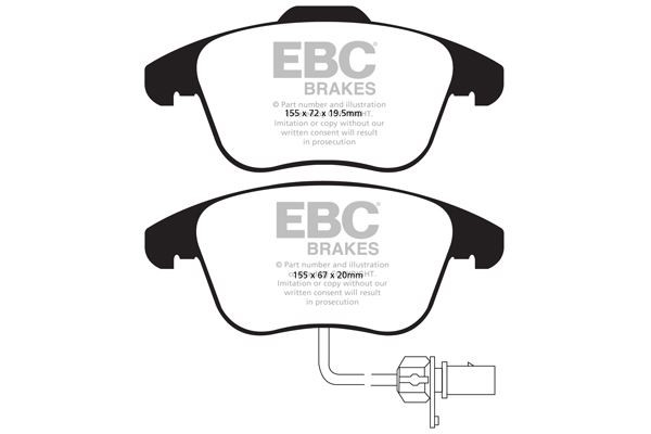 EBC DP31998C BRAKE PAD SET DISC BRAKE Front