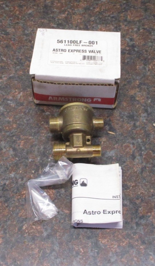 NEW Armstrong 561100LF-001 Astro Express Lead Free Valve Bronze
