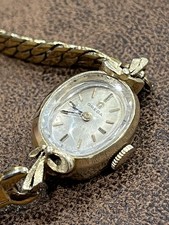 1960s Omega Ladies Solid 14K Gold Oval Dress Watch – Cal. 484 – Needs Service