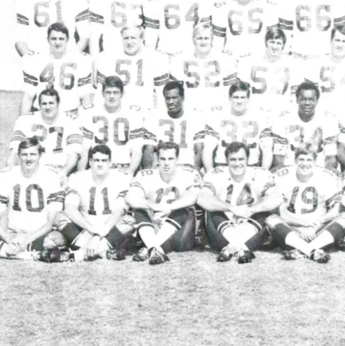 1969 Vintage DALLAS COWBOYS TIME DE FUTEBOL 6x8 Roger Staubach ROOKIE! - Imagem 3 de 3