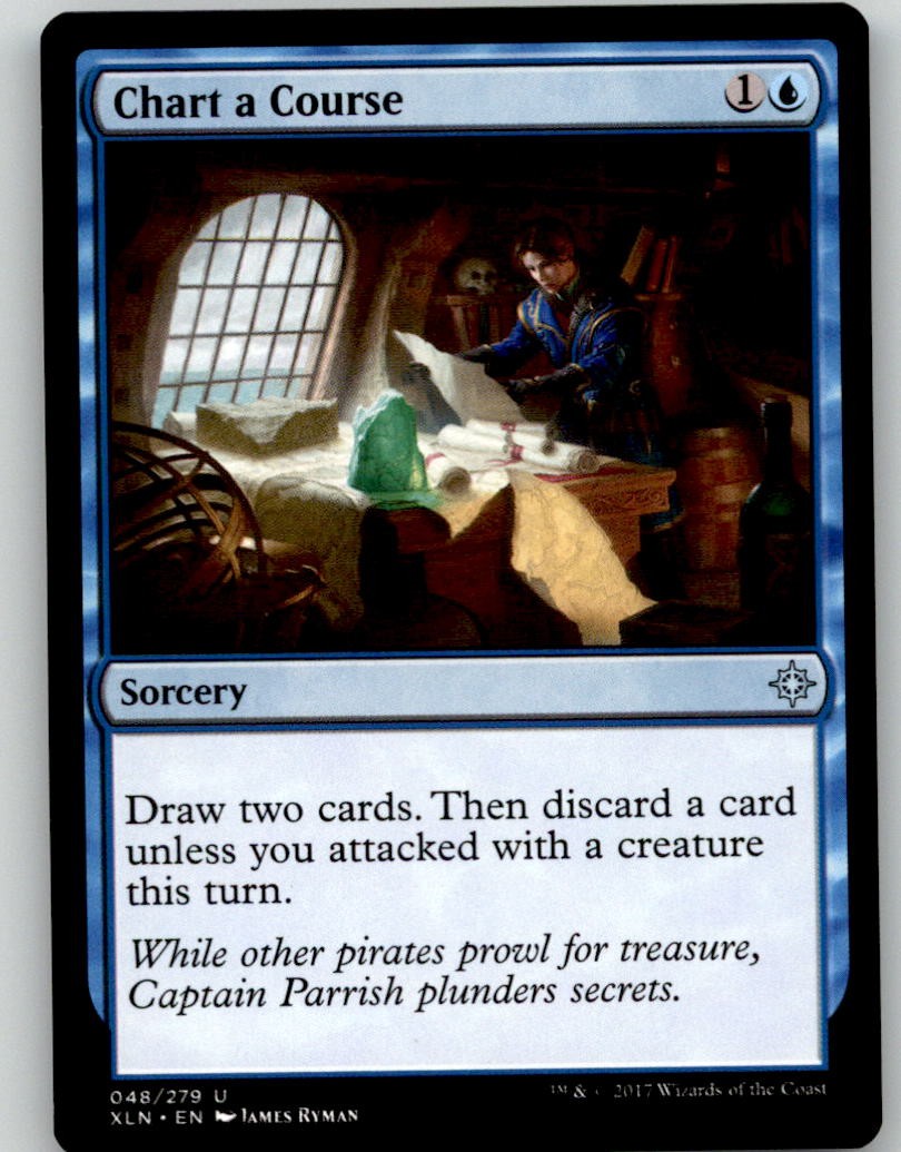 Chart a Course 48 Uncommon Ixalan Magic: The Gathering Lightly Played