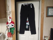 NWT Gloria Vanderbilt Amanda Black Mid Rise Tapered Leg Jeans Women's 14 Average
