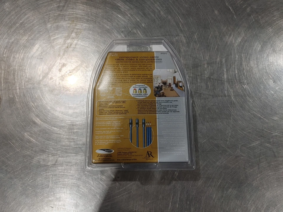 Brand New In Box Acoustic Research High Quality Component Video Cable 6ft RCA - Image 2 of 2