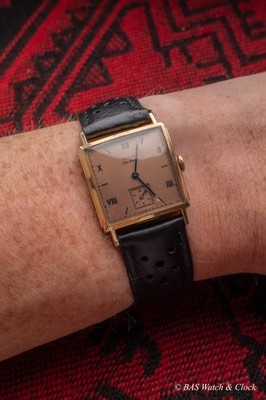 Vintage 1940s Elgin De Luxe 17J Cal 555 Watch Running Fully Serviced Gold Filled