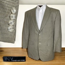 Jones New York Sport Coat Mens 42R Multicolor Silk Wool Double Vented