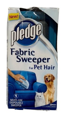 Pledge New Fabric for Pet Hair 1 Multi Use Disposable Sweeper