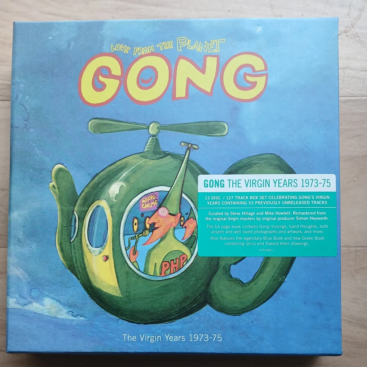 廃盤 CD+DVD BOX LOVE FROM THE PLANET GONG Love from the Planet Gong – the Virgin Years 1973-75 – 13 disc box