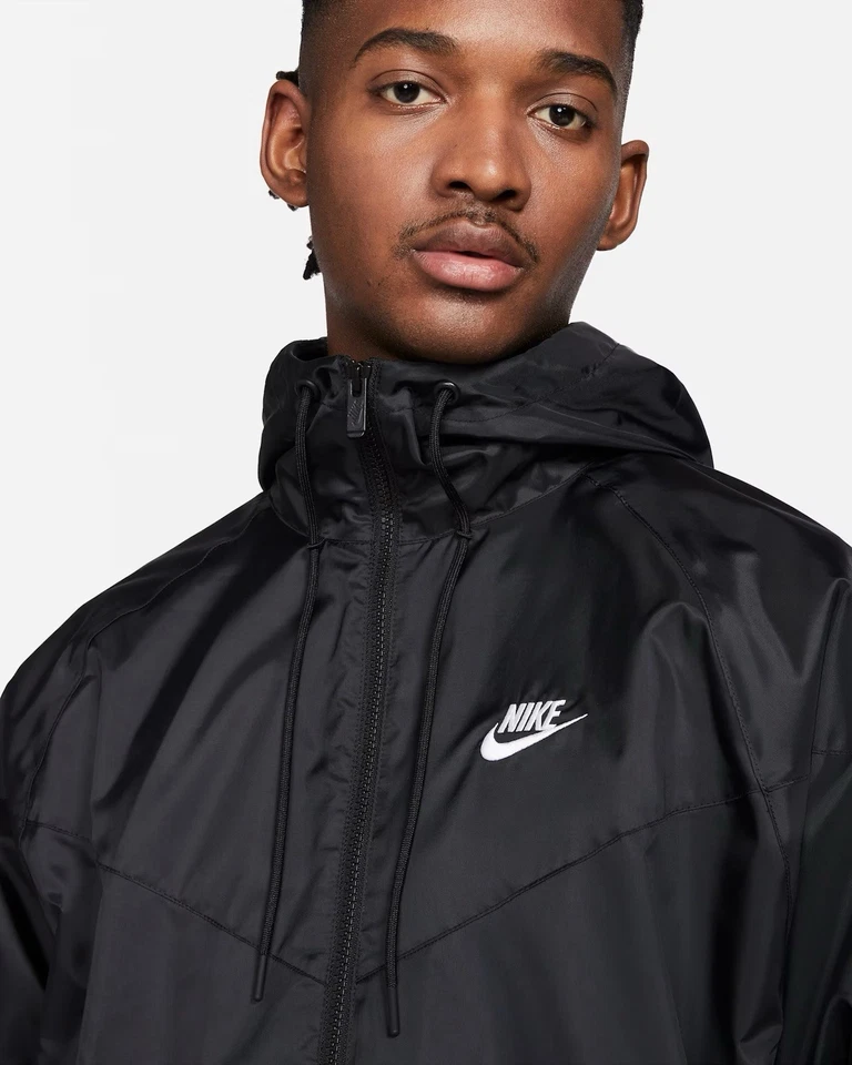 Nike Hombre Ropa Deportiva Cortavientos Chaqueta Con Capucha Ligera Entrenamiento Viento Talla L Foto 3 de 4